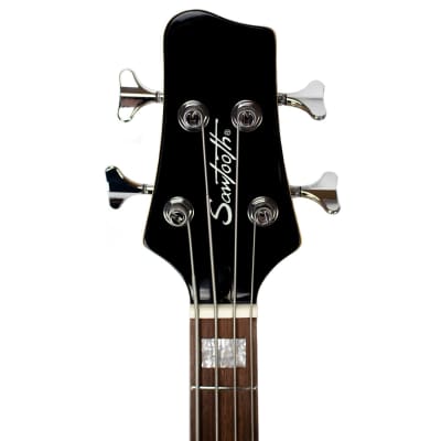 Sawtooth Americana Heritage Series Natural Spalted Maple 4-String 24 Fret Electric Bass Guitar w Fishman Fluence Pickups and Padded Gig Bag image 6