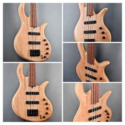 2021 Elrick Gold Series e-volution 32" Medium Scale 4-String Bass. Super Mint! Amazing Bass & Price! image 8