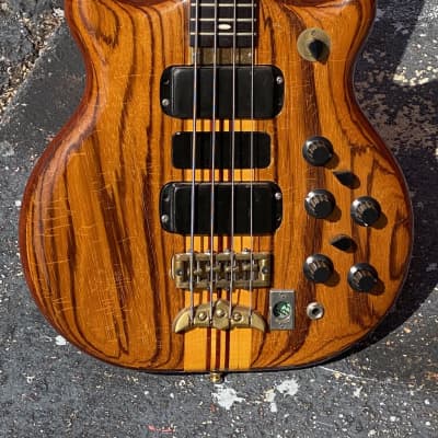 Alembic Series II Bass 1980 ultra rare all original Stanley Clarke Zebrawood Series II Short Scale its $39,800. new !! for sale