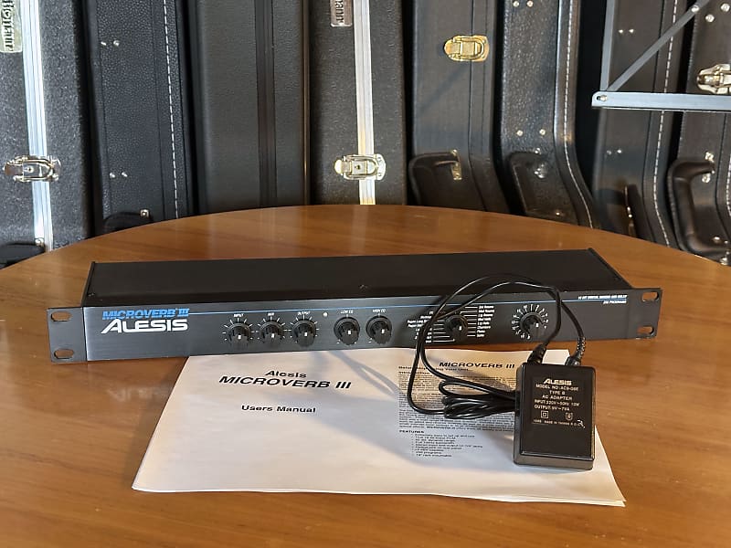 Alesis Microverb III 3, org. power supply, manual, vintage image 1