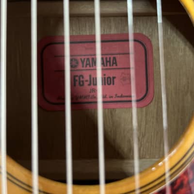 Used Yamaha FG-Junior Acoustic Guitar W/bag image 4