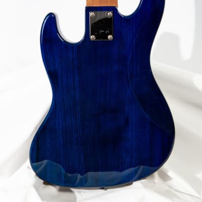 Bacchus Global WL5-ASH/RSM 5 String Jazz Bass Blue Flame Roasted Maple Amazing Neck image 7