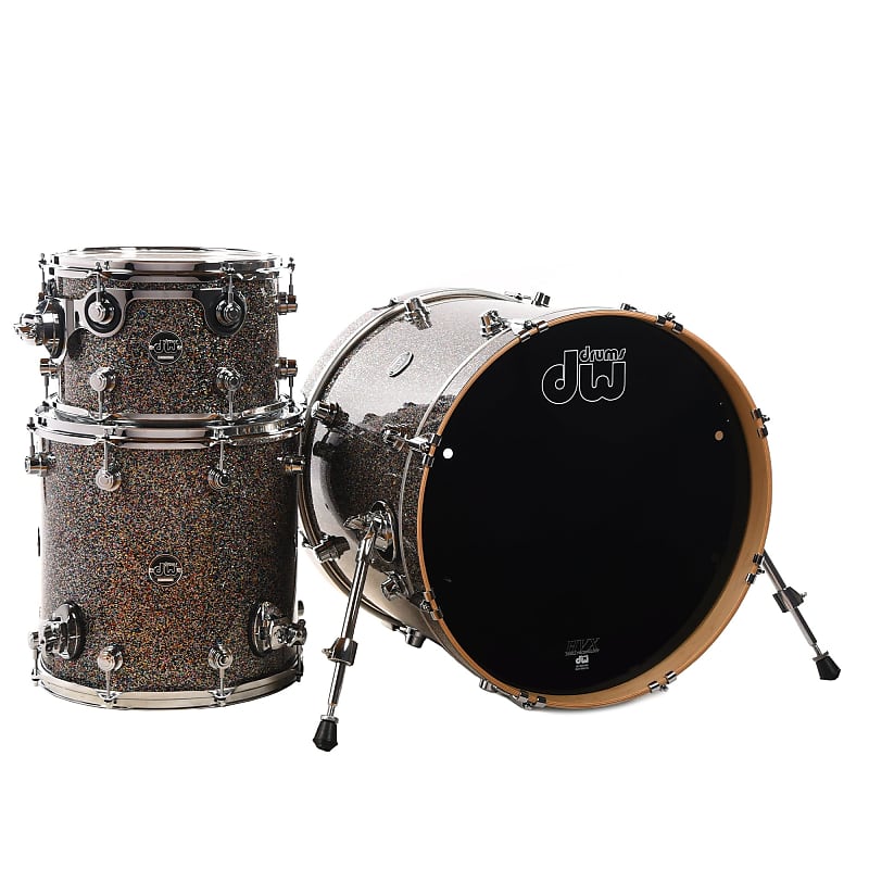 DW Performance Series 13/16/22 3pc. Drum Kit Confetti Sparkle (CME Exclusive) image 1