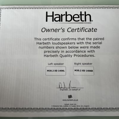 $7,000 Harbeth 30.2 XD in premium Tamo Ash, mint condition, double box, all included image 14