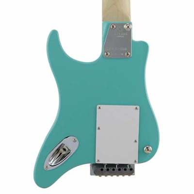 Traveler Guitar 6 String Travelcaster Deluxe (Surf Green) Electric Gig Bag, Right, (TCD SGNG) image 2