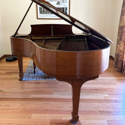 Steinway & Sons M model 5'7'' mahogany grand piano image 4