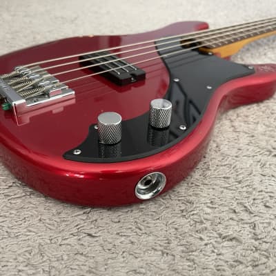 Fender Modern Player Dimension Bass 2014 MIC Candy Apple Red 4-String Guitar image 3