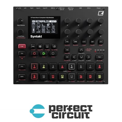 Elektron Syntakt 12-Voice Drum Computer and Synthesizer