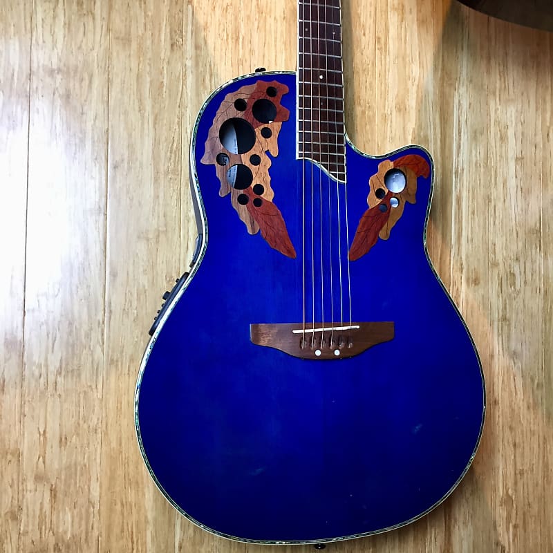 Ovation CC48 Celebrity Acoustic Electric Blue