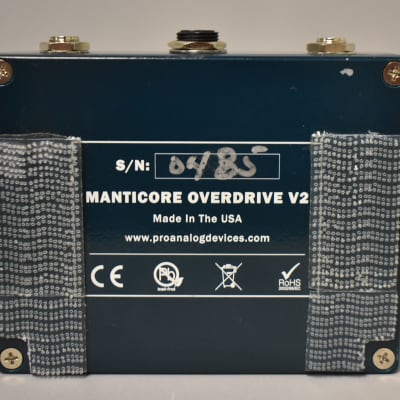 2018 ProAnalog Devices Manticore Overdrive Effect Pedal V2 Blue image 6