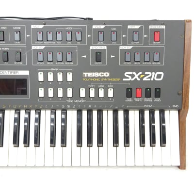 Teisco SX-210 61-Key Analog Synthesizer w/ MIDI 1980s Vintage MIJ Kawai Rare SSM2044 image 6
