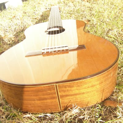 Amalio Burguet Nogal 2002  solid Spruce Walnut with an Cedar Top Excl. cond 655 Scale 52 nut HS Case image 12