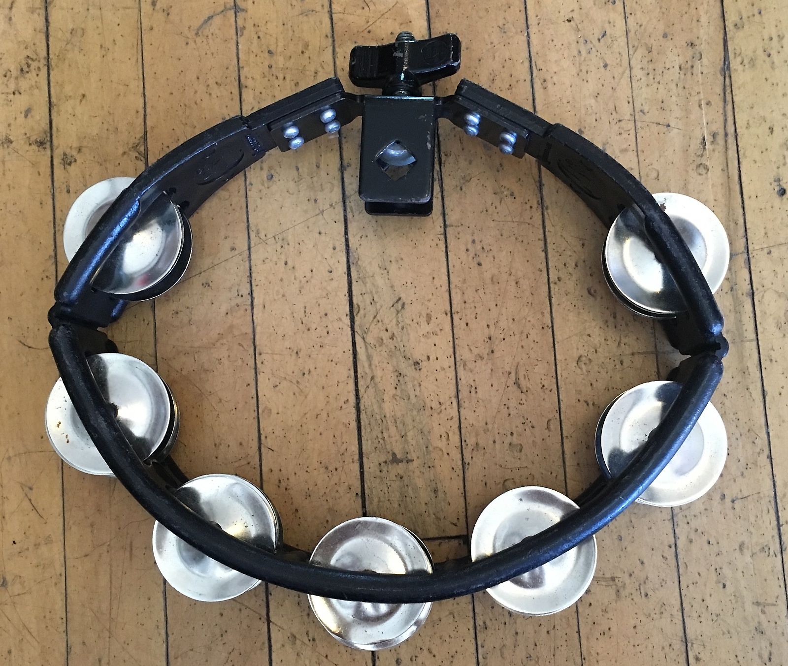 Latin Percussion LP160 Cyclops Mountable Tambourine w/ Double Reverb