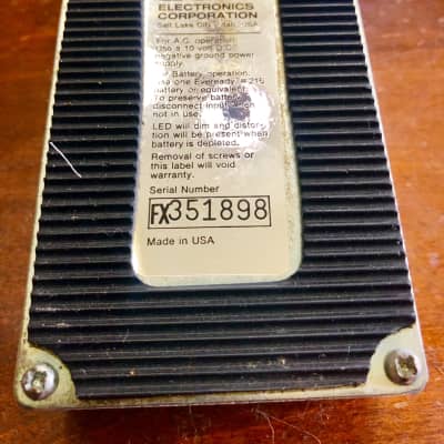 DOD FX85 Harmonic Enhancer pedal 1985 White treble boost gain drive vintage RARE!!! image 4