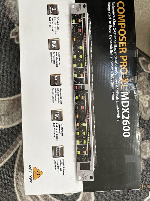 Behringer MDX2600 Composer Pro-XL Compressor / Limiter 2010s