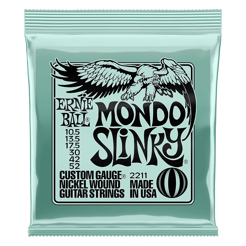 Ernie Ball Mondo Slinky Nickel Wound Electric Guitar Strings 10.5 - 52 Gauge image 1