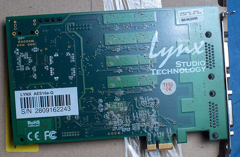 LYNX STUDIO AES16e-G 24bit 192Khz PCIe AES/EBU | Reverb Canada LYNX STUDIO AES16e-G 24bit 192Khz PCIe AES/EBU | Reverb Canada