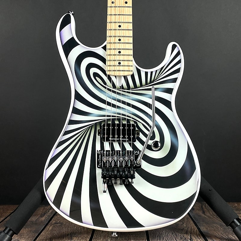 Kramer The 84- 3D Black & White Swirl | Reverb