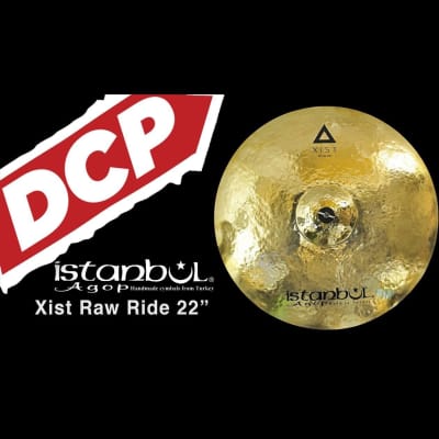 Istanbul Agop Xist Brilliant Raw Ride Cymbal 22" image 2