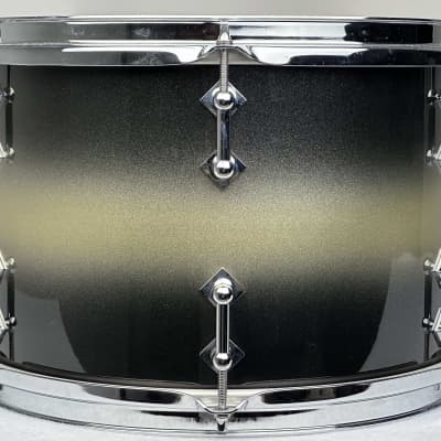 Craviotto 22/13/16/6.5x14" VIDEO Signed 2013 Solid Maple Shell Drum Set - Black/Gold Duco Sparkle Lacquer image 16
