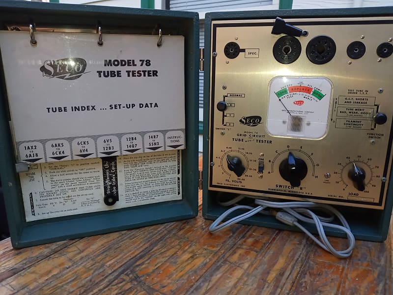 Seco 78 Tube Tester | Reverb