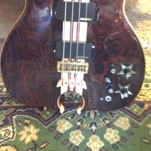 Alembic custom 4 string Mark King deluxe 2002 Cocobolo image 3