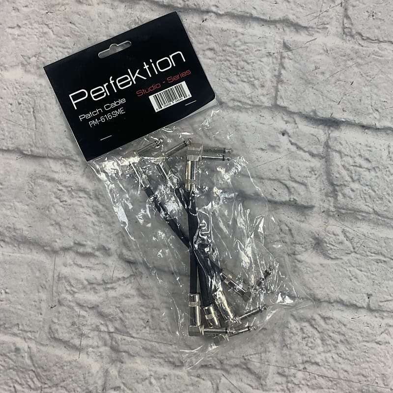 Perfektion Set of 4 6in Patch Cables | Reverb