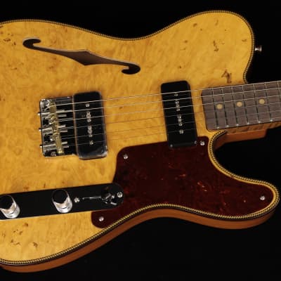 Fender Custom Artisan Maple Burl Dual P90 Telecaster NOS (#772) for sale