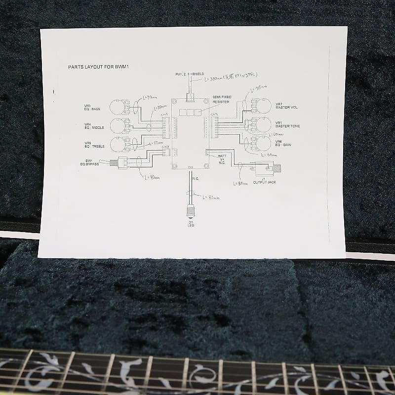 Ibanez BWM1-BS Bob Weir Signature Series Electric Guitar image 6