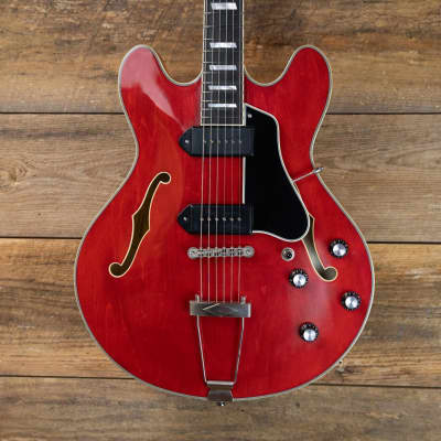 Eastman T64/TV-T-RD Thinline Electric Antique Red w/ Trapeze image 1