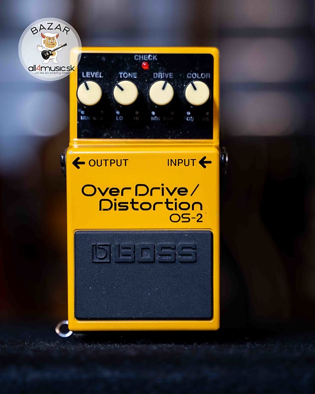Boss OS-2 OverDrive/Distortion (Silver Label) 1990