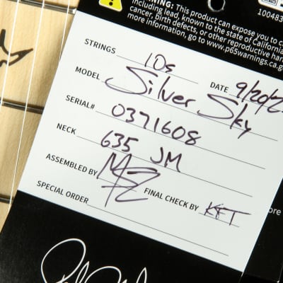 PRS Silver Sky John Mayer - Dodgem Blue 2023 image 18
