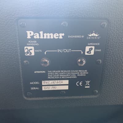 Palmer CAB 112 GBK 2017 Black image 3