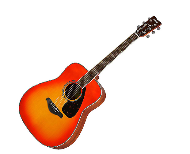 Yamaha FG820-AB Folk Acoustic Guitar Autumn Burst image 1