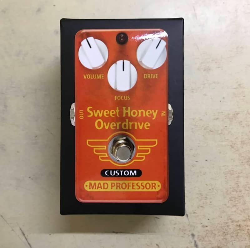 SWEET HONEY OVERDRIVE “FAT BEE” MOD Mad Professor's Sweet Honey Overdrive with Fat Bee mod