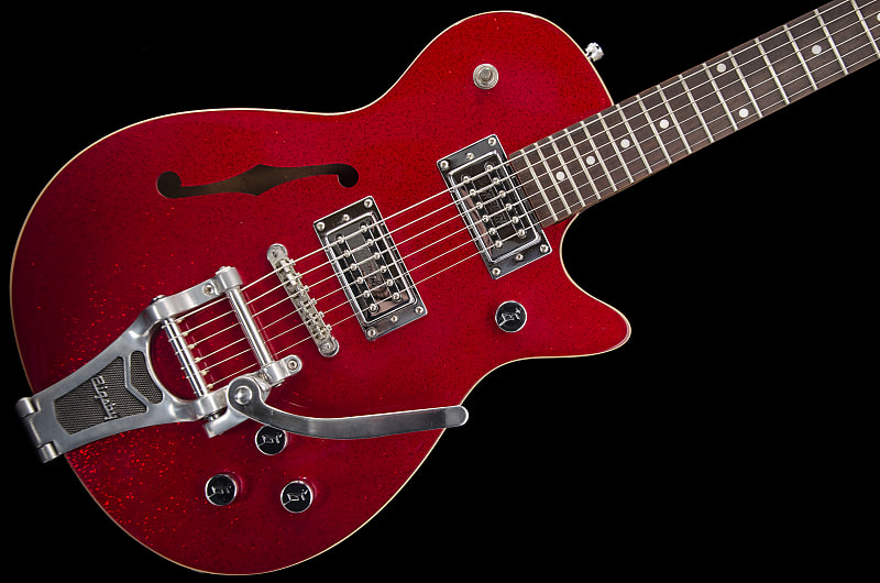 Gretsch Synchromatic, red shops sparkle