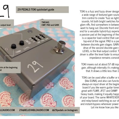 29 Pedals Toki Fuzzy Driver image 6