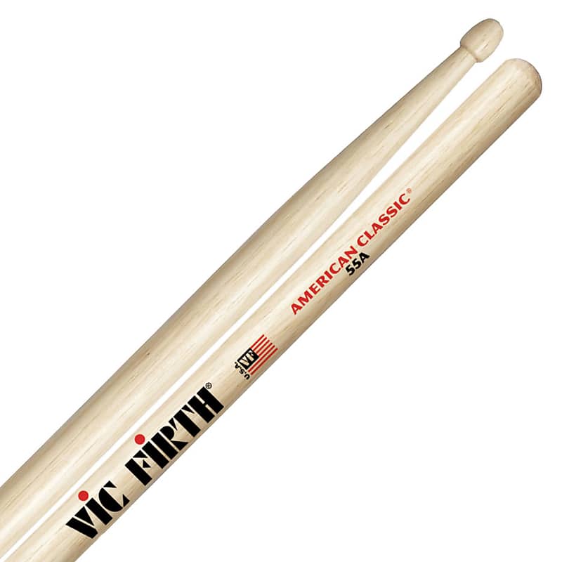 Vic Firth American Classic Drumsticks - 55A - Wood Tip image 1