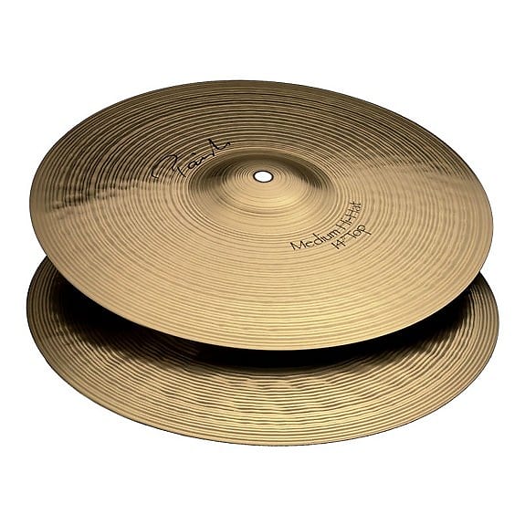 Paiste Signature Series 14 Inch Medium Top Hi-Hat Cymbal with Balanced Stick Sound (4003814) New image 1