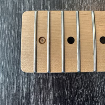 Squier  Telecaster  - Maple Left Hand Neck with tuners & Neck plate image 6