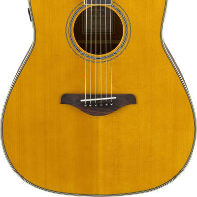 Yamaha FG-TA TransAcoustic Guitar Vintage Tint image 2