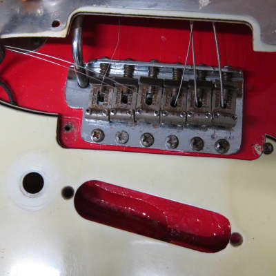 Fender Stratocaster 1963-1964 green nitrat pickguard image 16