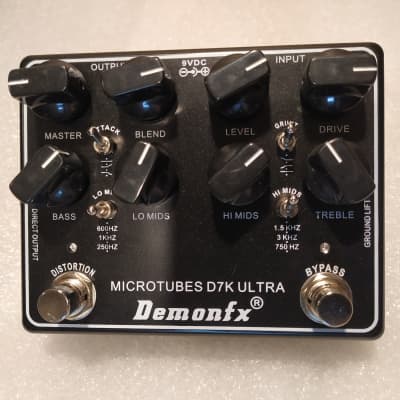 DemonFX Microtubes D7K Ultra Bass Preamp & Overdrive Boost