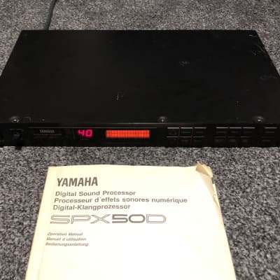 Yamaha SPX50D (SPX90) Digital Sound Processor 1980s - Reverb, Multi FX, Delay, Distortion, Chorus, Pitch Shift, etc