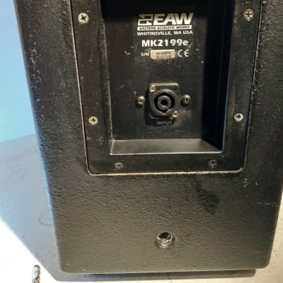 EAW  MK2199e Eastern Acoustic Works  2 Way Passive PA Cabinets circa 2000's Black Tested image 5
