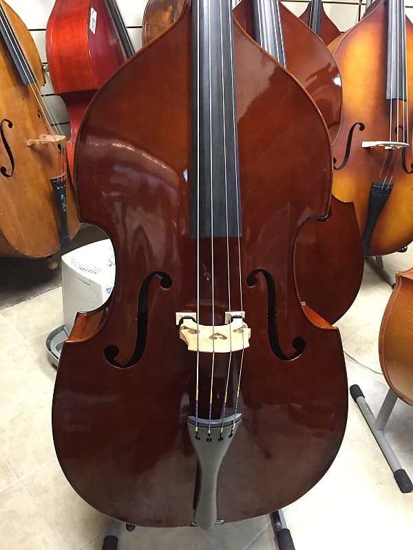 Celestini Hybrid-3/4 Upright Bass, Bass Fiddle, Dbl Bass-Solid Spruce Top, New w/LaBella Strings! image 1
