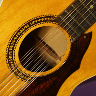 1970 Silvertone (Harmony) 1227 12-String Leadbelly-Style 000-Size Guitar (VIDEO! Fresh Work, Ready) image 6