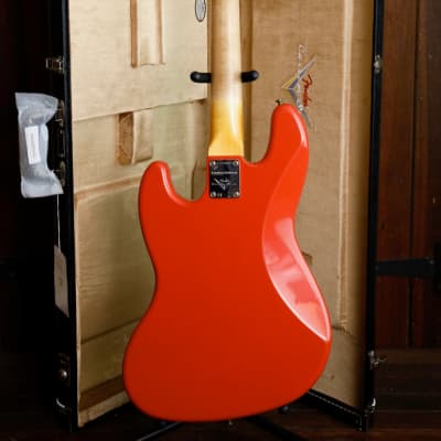 Fender Custom Shop LTD '64 Jazz Bass Journeyman Aged Fiesta Red image 10