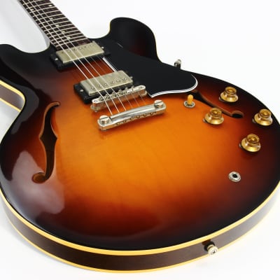 2017 Gibson Memphis '58 Reissue ES-335 - 1958 Sunburst VOS, Dot Neck, No Binding 59 1959 image 20