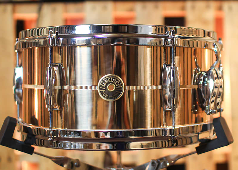Gretsch 6x13 USA Custom Phosphorus Bronze Snare Drum Reverb
